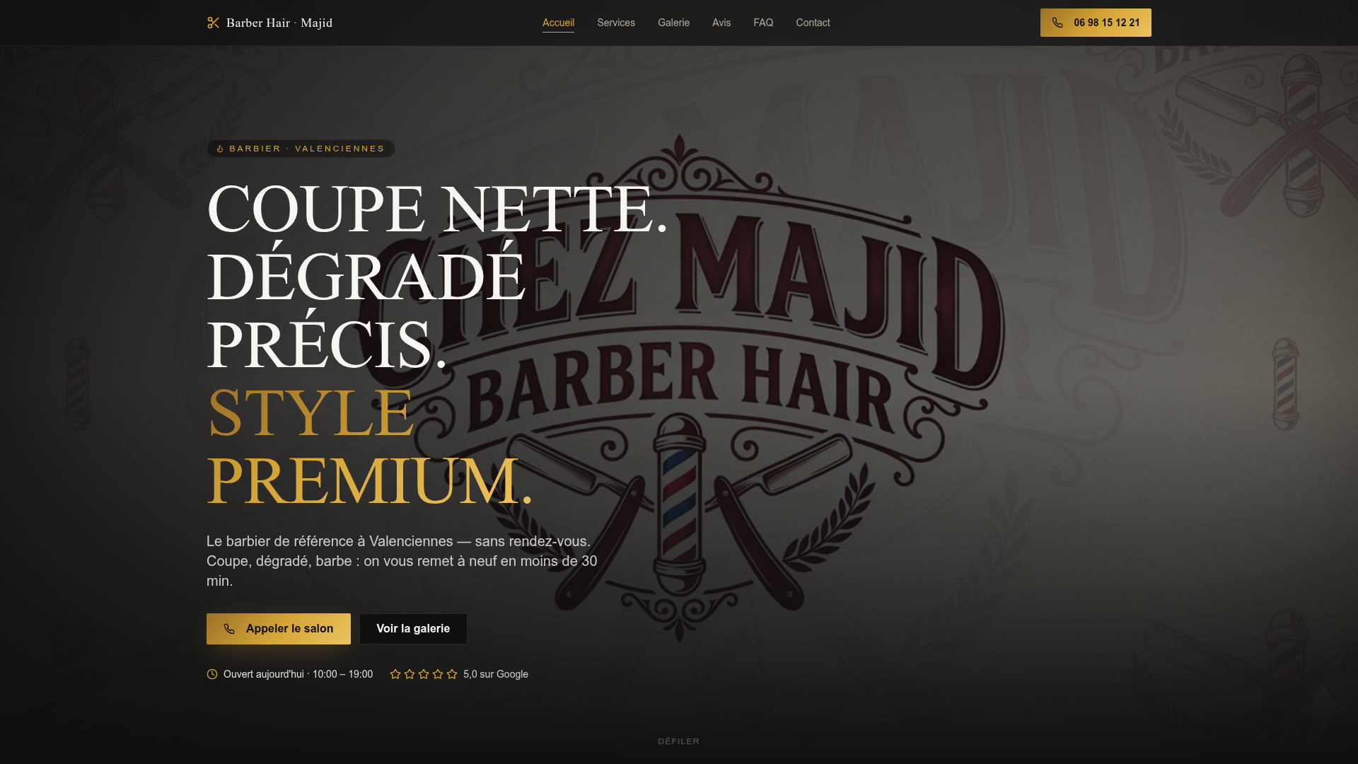 Barber Hair chez Majid